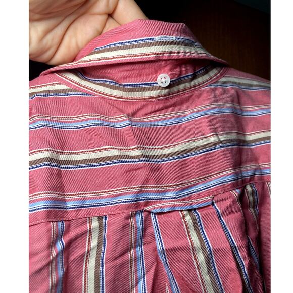 Faconnable XL - Striped Multicolor Button-Up Shirt - Long Sleeve - Picture 11 of 13